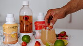Citrusová limonáda s jahodami