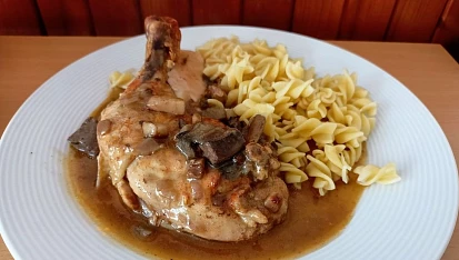 Maminčino kuře s těstovinami, Maminčino kuře s těstovinami