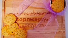 Levandulové sušenky s bílou čokoládou