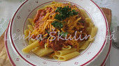 Bezlepkové macaroni s chilli omáčkou