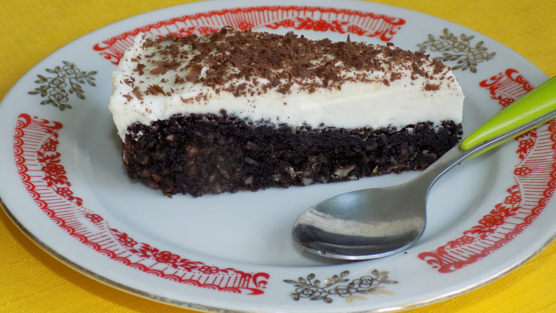 Čokoládový koláč s mascarpone bez mouky
