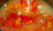 Fazolková polévka s rajčaty