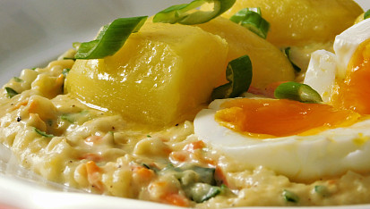 Zadělávaný lehce pikantní květák