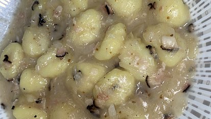 Gnocchi, zelí a uzené - 3v1