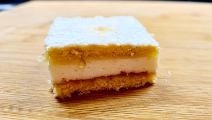 Linecký tvarohový koláč s pikantní marmeládou