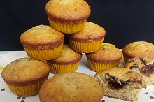 Banánové muffiny s čokoládou