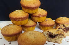 Banánové muffiny s čokoládou