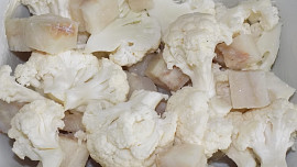 Květák zapékaný s rybím filé