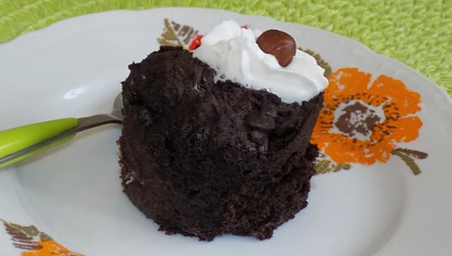 Čokoládový mug cake