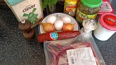 Vepřové závitky s čabajkou, ingredience