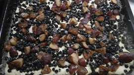 Šlehačkový koláč s jablky