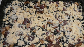 Šlehačkový koláč s jablky