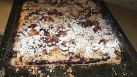 Šlehačkový koláč s jablky