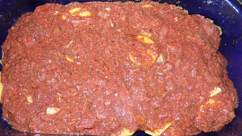 Kůzlečí plíčky zapečené s bramborami