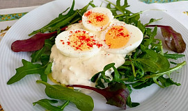 Rukolový salát s vejci