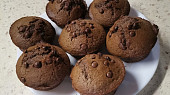 Recept na rychlé muffiny s kousky čokolády