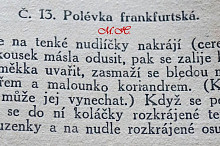 Recept z Kuchařské knihy z roku 1921 podle M.D.R.