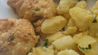 Vepřové kotletky z krkovice pod sýrovou krustou