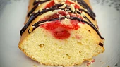 Recept na buchtu s jahodami (ovocem) podle mojí maminky, Buchta s jahodami (ovocem) podle mojí maminky