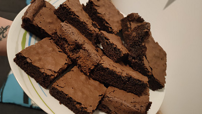 Luxusní brownies, Mňam
