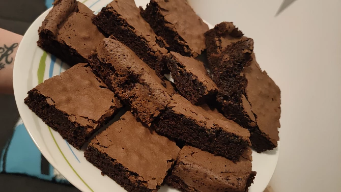 Luxusní brownies, Mňam