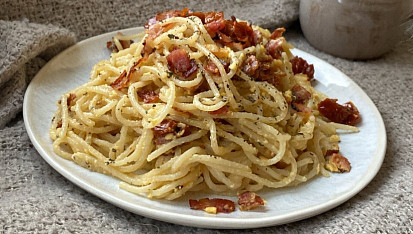 Špagety carbonara podle mě