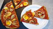 Pizza peperoncino s žitnou moukou