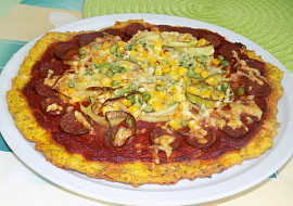 Cizrnová "pizza"