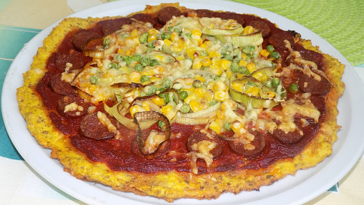 Cizrnová "pizza"