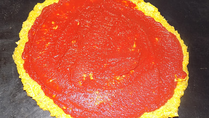 Cizrnová "pizza"