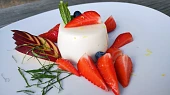 Bezová panna cotta