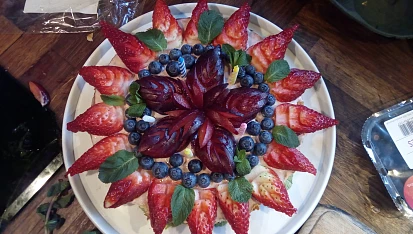 Zdravý vegan (narozeninový) cheesecake