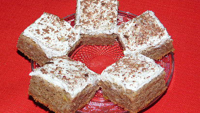 Jablková buchta s tvarohem