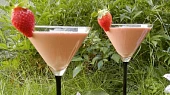 Jahodové smoothie s kysanou smetanou, Jahodové smoothie