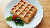 Opravdu křupavé vafle, Podle receptu první pokus o vafle a super