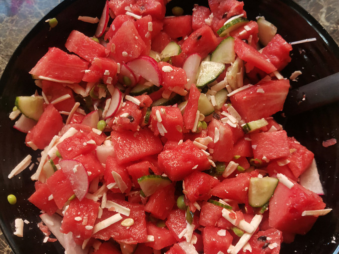 Letní melounový salát