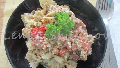 Vegetariánské těstoviny s tofu