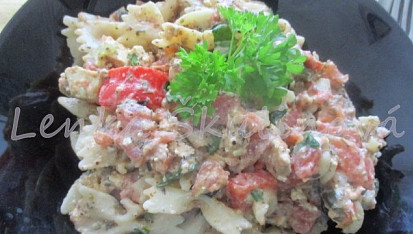 Vegetariánské těstoviny s tofu