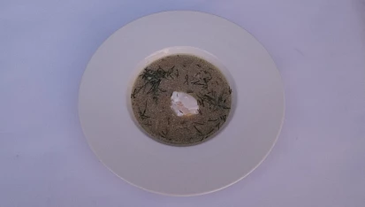 Jihočeská kulajda se zastřeným vejcem (Prostřeno), Jihočeská kulajda se zastřeným vejcem. Zdroj: Se souhlasem TV Prima