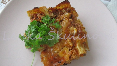 Bezlepkové lasagne bez bešamelu