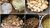 Chlebová polévka s kapustou a klobásou