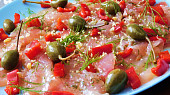 Kapří carpaccio
