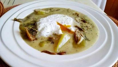 Kulajda se sušenými houbami, Kulajda se sušenými houbami