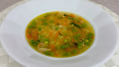Polévka risi bisi, Polévka risi bisi