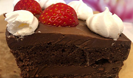 Čokoládový dort vegan - bez lepku, mléka, vajec a sóji