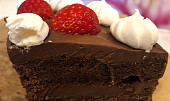 Čokoládový krém na dort vegan - bez lepku, mléka, vajec a sóji (na dortu)