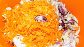 Zelný salát s jogurtovo-hořčicovou zálivkou