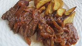 Grilovaný rumpsteak v marinádě