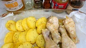 Kuřecí paličky pečené v medové omáčce