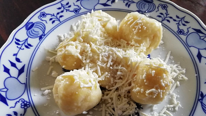 Ovocné tvarohové knedlíky